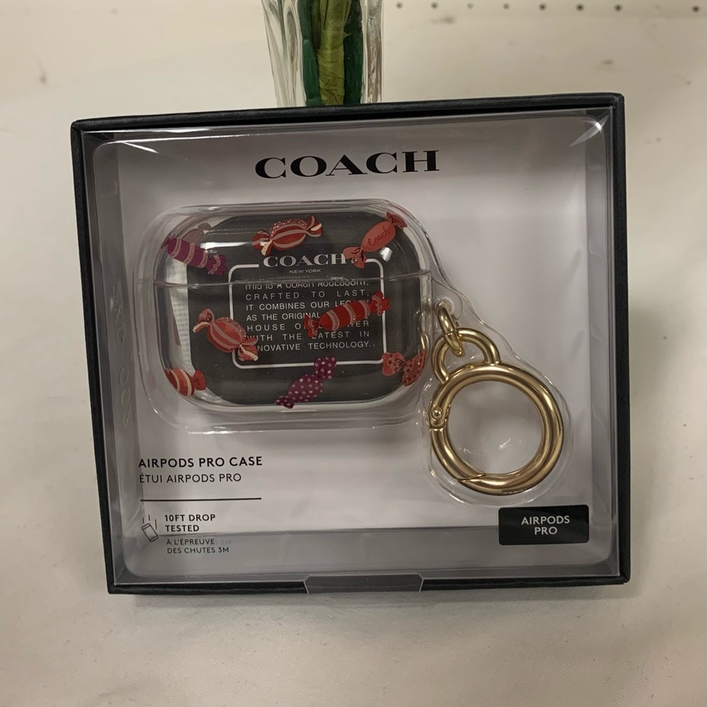 COACH Airpods Pro Case With Candy Print
